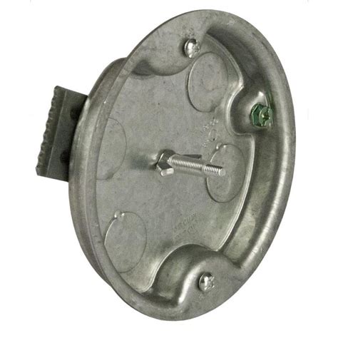 shallow round electrical box old work|old work ceiling fixture box.